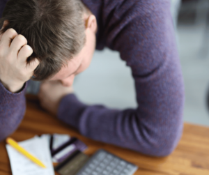 Despondent man