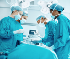 doctors and nurses in surgery