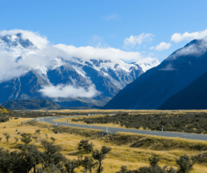 New Zealand landscape mountains