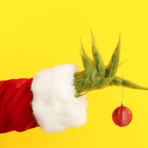 Playing Grinch At Christmas Time